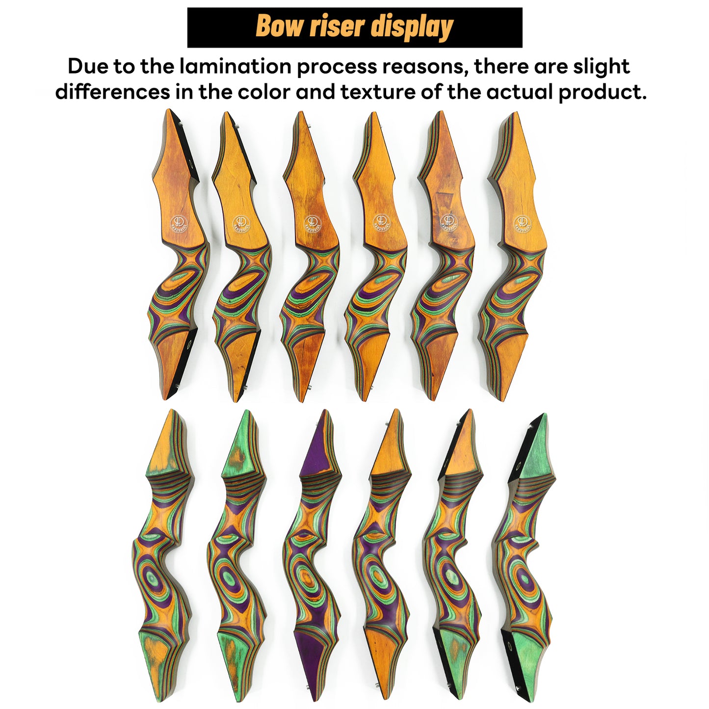60'' 20-60lbs Archery Recurve Bow and Arrow for Adults Right Hand Takedown Wooden Recurve Bows with 6 Extra Arrow Heads and Bow Case