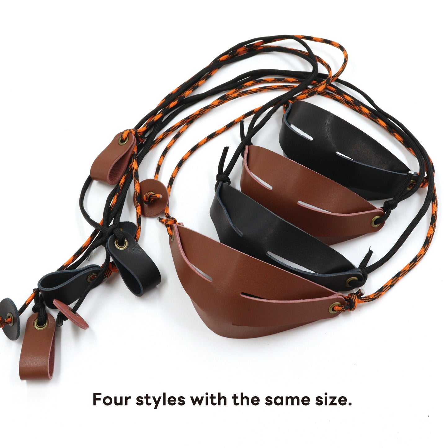 Plus Pouch Traditional Old-Fashioned Slingshot Handmade Paracord Shepherds slingshots Leather Throwing Sling Rock Thrower