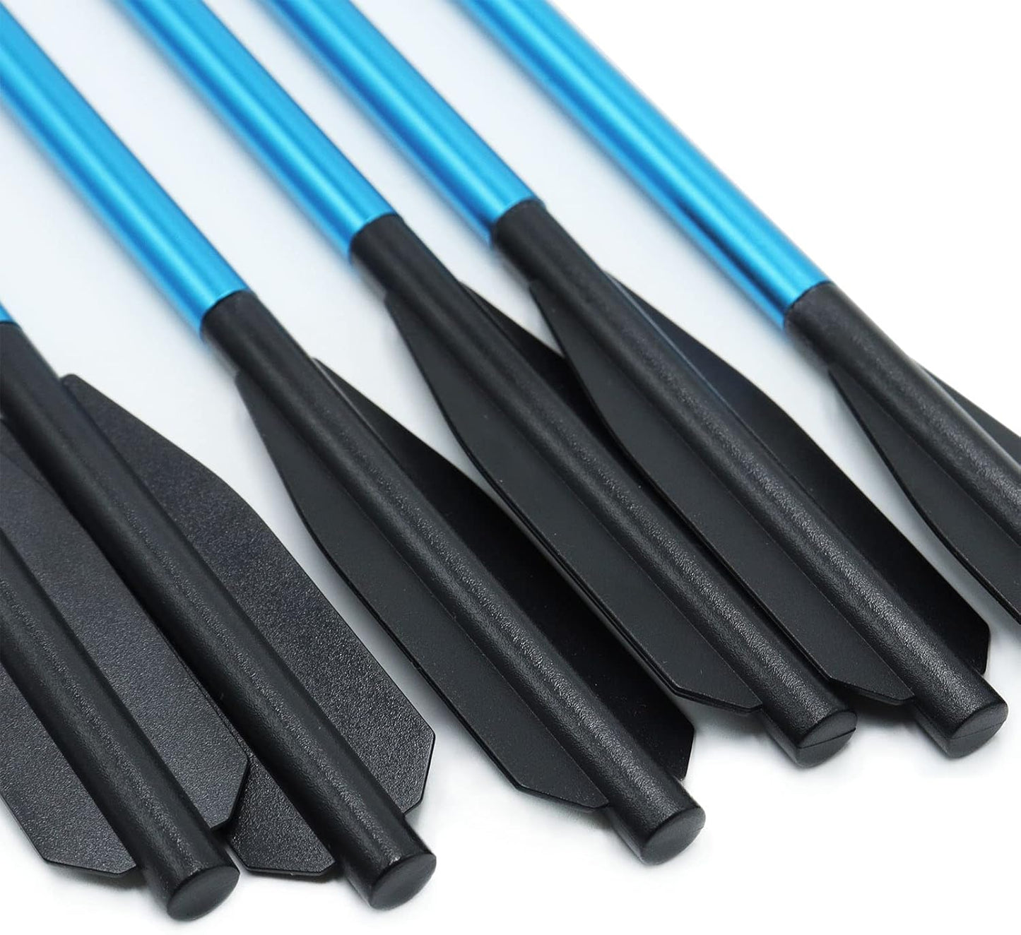 6.3" Aluminum Crossbow Bolts with Steel Broadhead Tips for 50-80lbs Self Cocking Mini Crossbow Archery Outdoor Pistol Crossbow Precision Target Practice Hunting