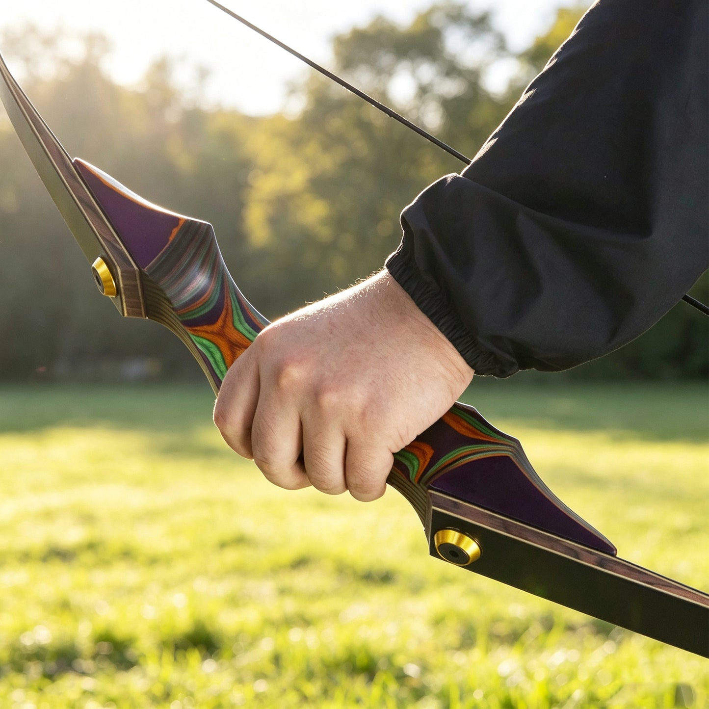 60" 20-60lb Takedown Recurve Bow Set for Adults Archery Bows with Arm Guard Right hand wooden recurve bows with arm and finger guard, archery hunting recurve bow set for adults